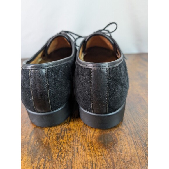 Sacha Made In Italy Black Quilted Suede Dress Shoes Size 11 main image 6